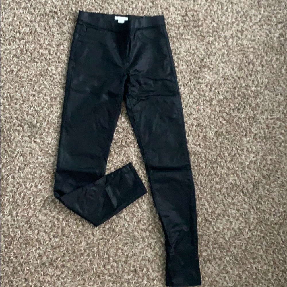 H&M fake leather legging